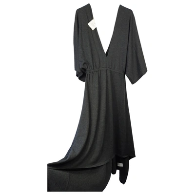 Pre-owned Brunello Cucinelli Cashmere Mid-length Dress In Anthracite