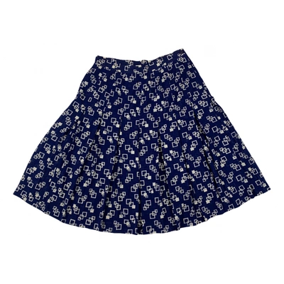 Pre-owned Pendleton Mid-length Skirt In Blue