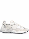 Golden Goose Running Dad Textured Sneakers In White