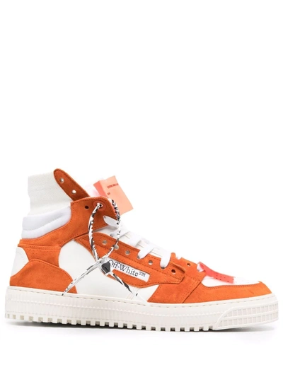 Off-white Orange And White Off-court 3.0 High Top Trainers
