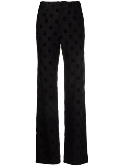 MISBHV MONOGRAM-PRINT STRAIGHT TROUSERS