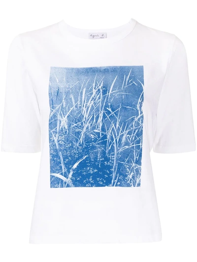 Agnès B. Graphic-print T-shirt In 白色