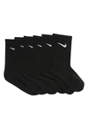 Nike Kids' Mesh Cushion Crew Socks In Black