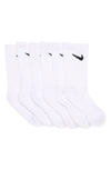 Nike Mesh Cushion Crew Socks In White