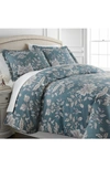 Southshore Fine Linens Luxury Premium Collection In Vintage Garden Smokey Blue