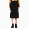 PRADA BLACK WOOL BLEND SHEATH SKIRT,1310981Y5V-J-PRADA-F0002