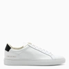 COMMON PROJECTS WHITE/BLACK RETRO SNEAKERS,2295LE-J-COMMO-0547