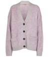 ACNE STUDIOS MOHAIR AND WOOL-BLEND CARDIGAN,P00580679
