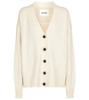 Jil Sander Button-up Knitted Cardigan In White