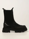GANNI CHELSEA BOOTS IN LEATHER,S1753 099