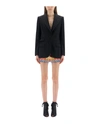 Dolce & Gabbana Black Virgin Wool Blend Single-breasted Tailored Blazer In Black