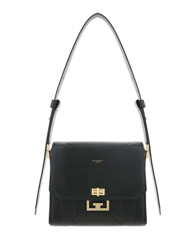 Givenchy Eden Black Leather Shoulder Bag
