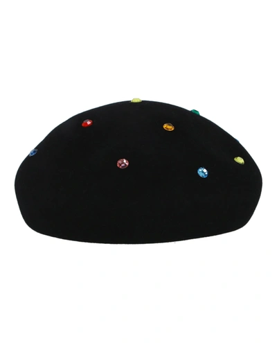 D'estree Richard Felt Beret In Black