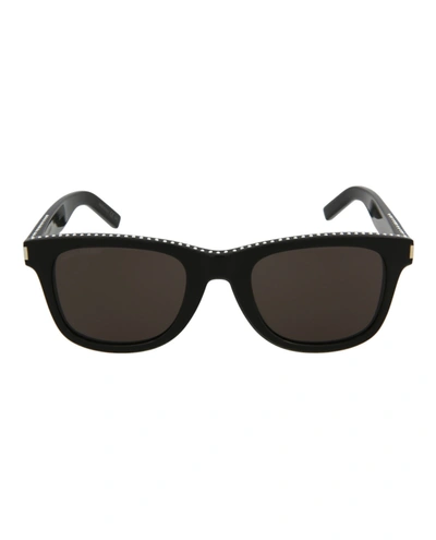 Saint Laurent Square-frame Acetate Sunglasses In Black