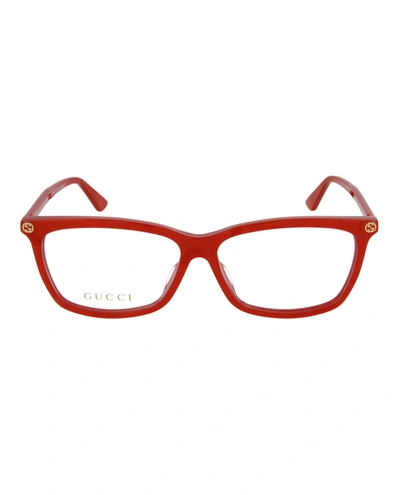 Gucci Square Acetate Optical Glasses