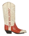 OFF-WHITE VINTAGE LEATHER COWBOY BOOT