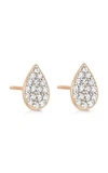 GINETTE NY WOMEN'S BLISS 18K ROSE GOLD DIAMOND EARRINGS