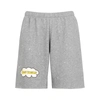 Natasha Zinko Happy Tuesday Distressed Cotton-blend Shorts In Grey