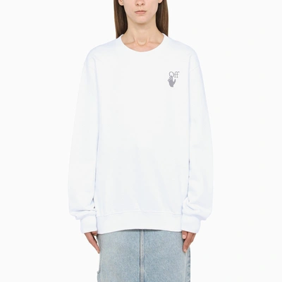 Off-white White Arrows Print Sweatshirt
