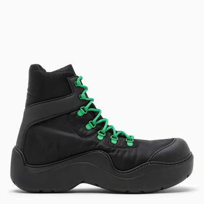 Bottega Veneta Black Puddle Lace-up Boots