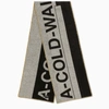 A-COLD-WALL* GREY/BLACK LOGOED SCARF,ACWUA084WO-J-ACWS-BLK