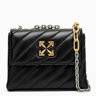 Off-white Black Quilted Leather Medium Bag