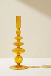 Anthropologie Delaney Candle Holder In Yellow