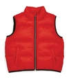 PALM ANGELS LOGO QUILTED GILET (4-10 YEARS),17261837