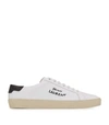 SAINT LAURENT LEATHER COURT CLASSIC LOW-TOP SNEAKERS,17262650