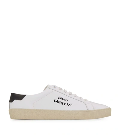 Saint Laurent 白色 Court Classic 运动鞋 In White