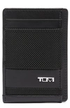 Tumi Money Clip Card Case In Black