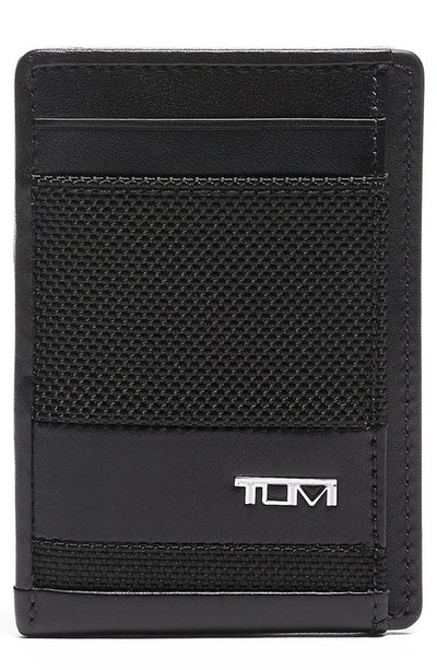 Tumi Money Clip Card Case In Black