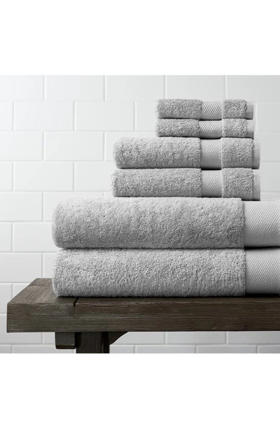 Boll & Branch 6-piece Organic Cotton Towel Set In Pale Pewter
