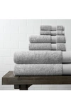 Boll & Branch 6-piece Organic Cotton Towel Set In Pale Pewter