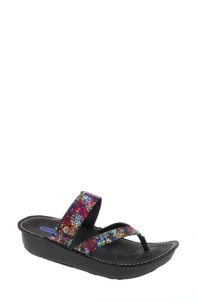 Wolky Tahiti Platform Sandal In Multi