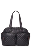 MZ WALLACE NIK QUILTED WATER RESISTANT NYON TRAVEL BAG,1301X1590