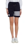 Thom Browne 4-bar Shorts In Navy
