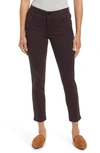 Wit & Wisdom 'ab'solution High Waist Ankle Skinny Pants In Mb-malbec