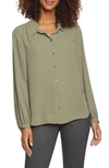 Nydj Modern Blouse In Moss