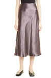 Max Mara Womens 058 Malva Alessio High-waist Satin Midi Skirt 10 In Mauve