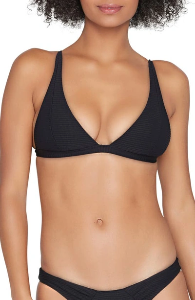 L*space Eco Chic Off The Grid Nina Bikini Top In Black
