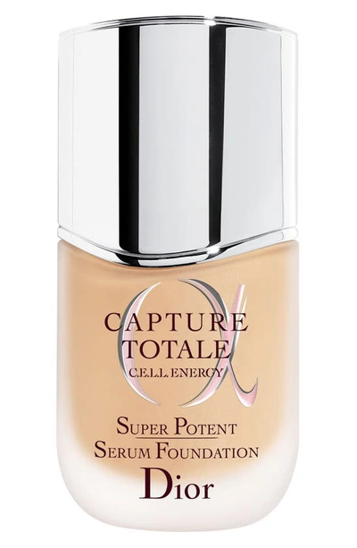 Dior Capture Totale Super Potent Serum Foundation Spf 20, 1 oz In 2w Warm (fair Skin With Yellow Undertones)