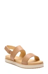 Nisolo Go-to Flatform Slingback Sandal In Almond