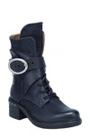 As98 Newhall Buckle Bootie In Black