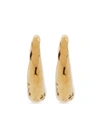 Monica Vinader Deia Huggie Hoop Earrings In Gold
