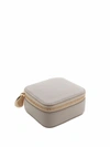 Monica Vinader Leather Jewellery Box In Grau