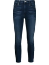 MOTHER MID-RISE SKINNY JEANS