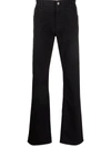 Billionaire Regular-fit Contrast-trim Jeans In Schwarz