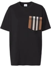 BURBERRY CHECK-POCKET T-SHIRT