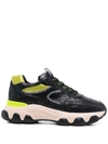 Hogan Hyperactive Low-top Chunky-sole Sneakers In Schwarz